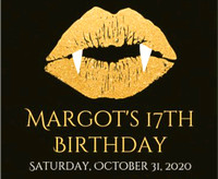 10-31-20 Margot's 17th Birthday